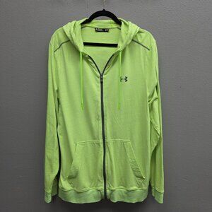 Under Armour Hoodie Mens XL Full Zip Charged Cotton Hooded Sweatshirt Jacket